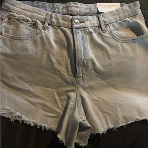 American Eagle Outfitters Light Wash Jean Shorts
